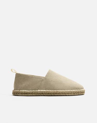FABRIC ESPADRILLES - Ecru by Zara