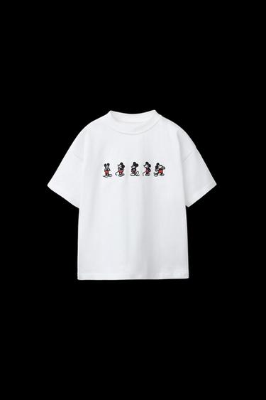CAMISETA BORDADO MICKEY MOUSE © DISNEY - Blanco de Zara - Imagen 0