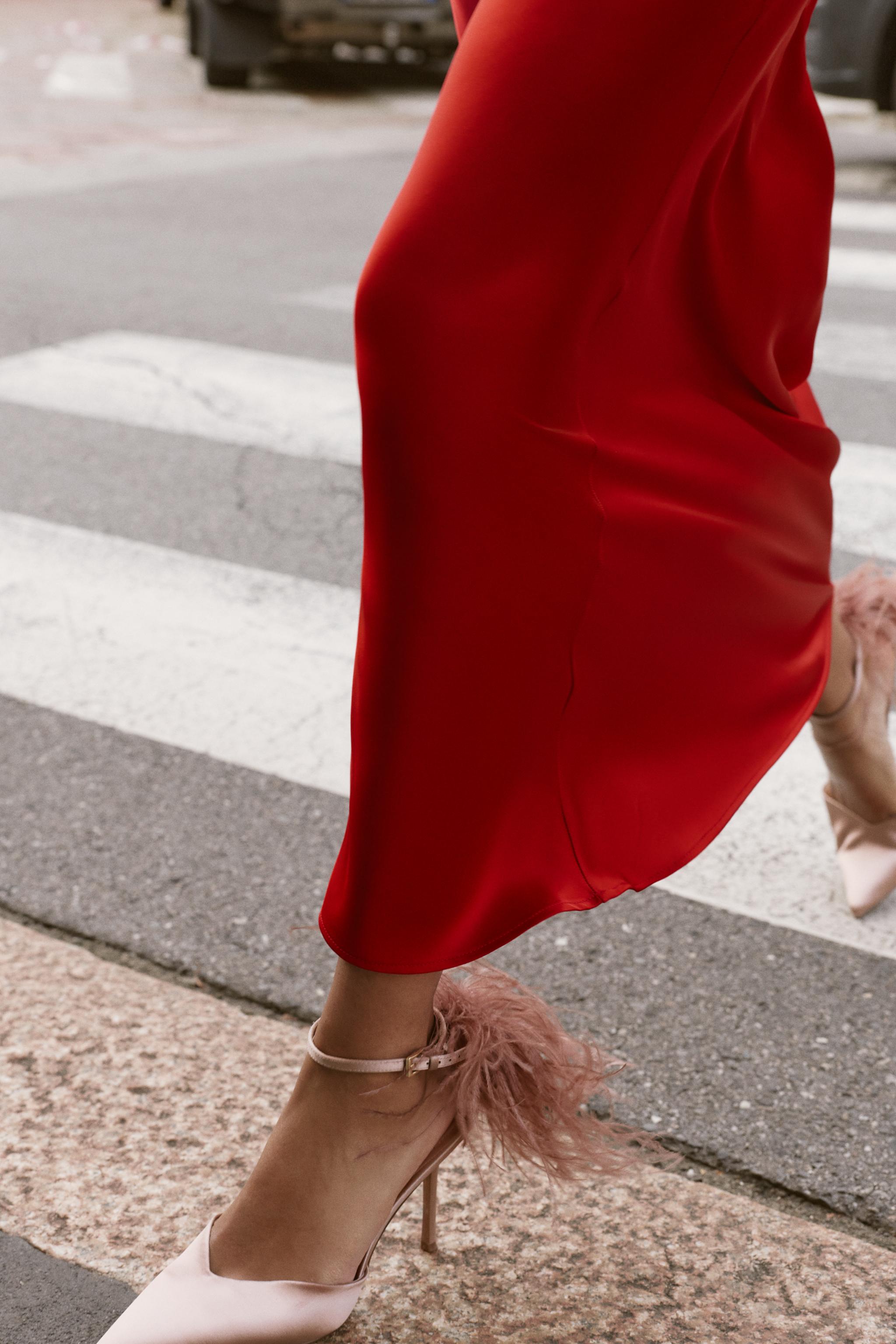 PUMPS MIT FEDERN Beige ZARA Österreich Austria