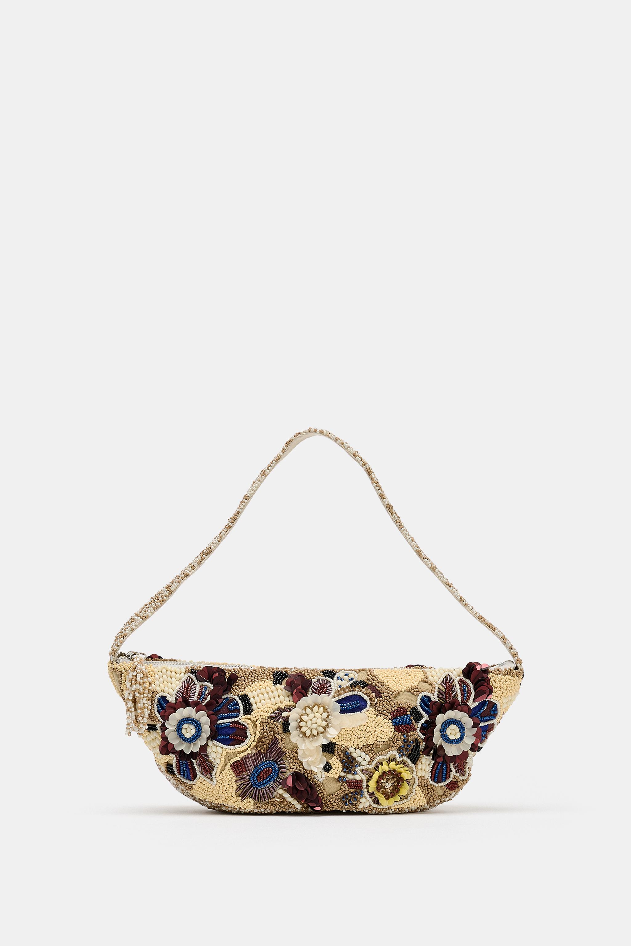 BEADED HANDBAG — Multi-color