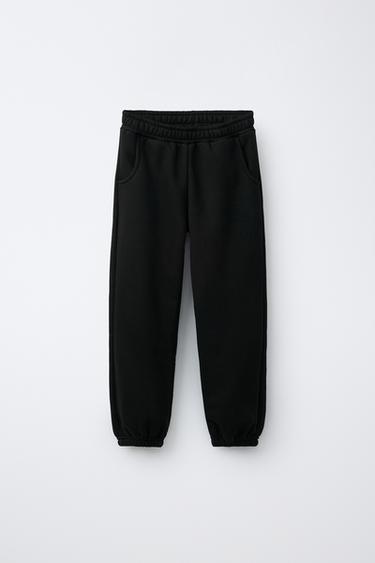 PANTALÓN JOGGING LISO - Negro de Zara