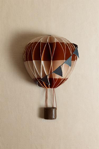 COLOURED PAPER WALL BALLOON (16 CM) - Multicoloured by Zara