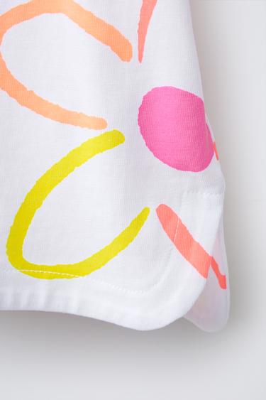 PRINTED T-SHIRT - White by Zara - Image 3