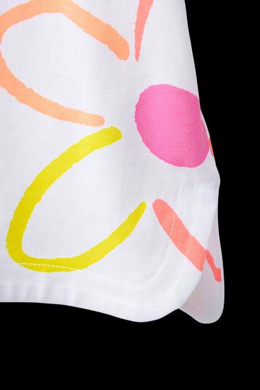PRINTED T-SHIRT - White by Zara