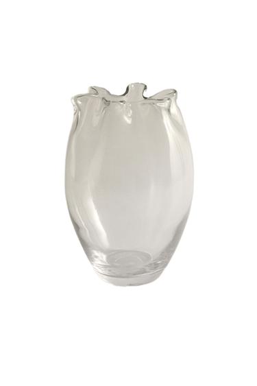 Zara WAVY VASE - Transparent