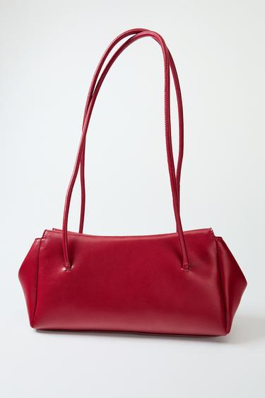 BOLSO DE HOMBRO ALARGADO - Rojo de Zara