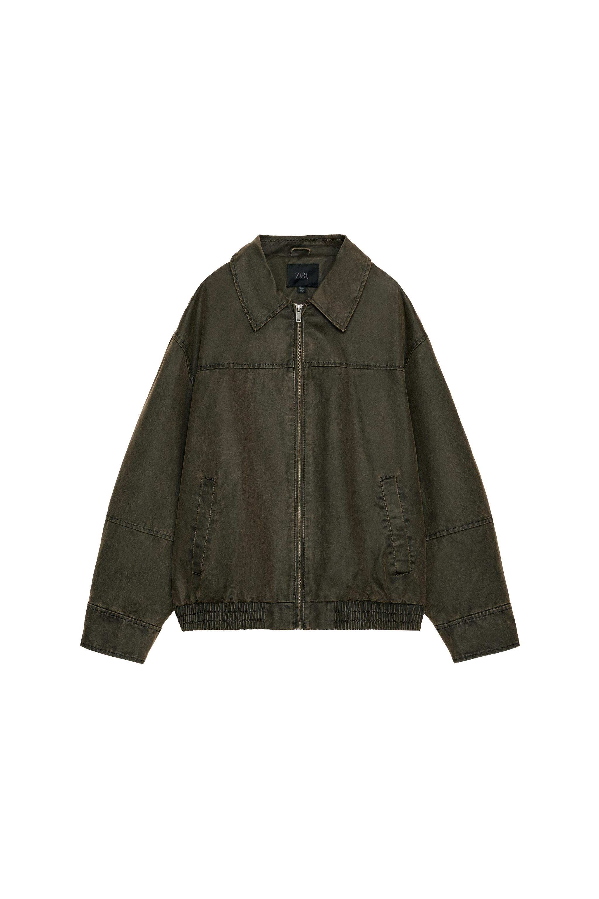 WAXED JACKET - Mid-grey | ZARA South Africa
