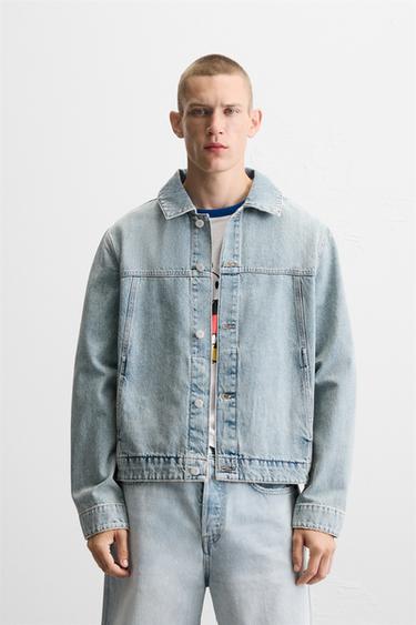 BASIC DENIM JACKET - Light blue by Zara