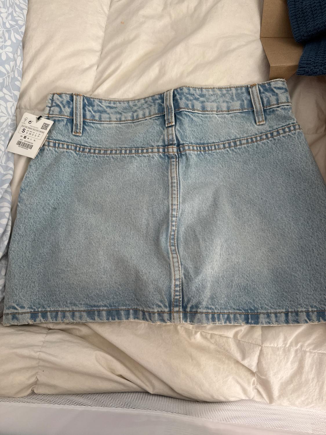 FALDA MINI DENIM TRF