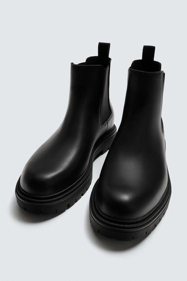 BOTTINES CHELSEA ÉPAISSES - Noir de Zara - Image 4