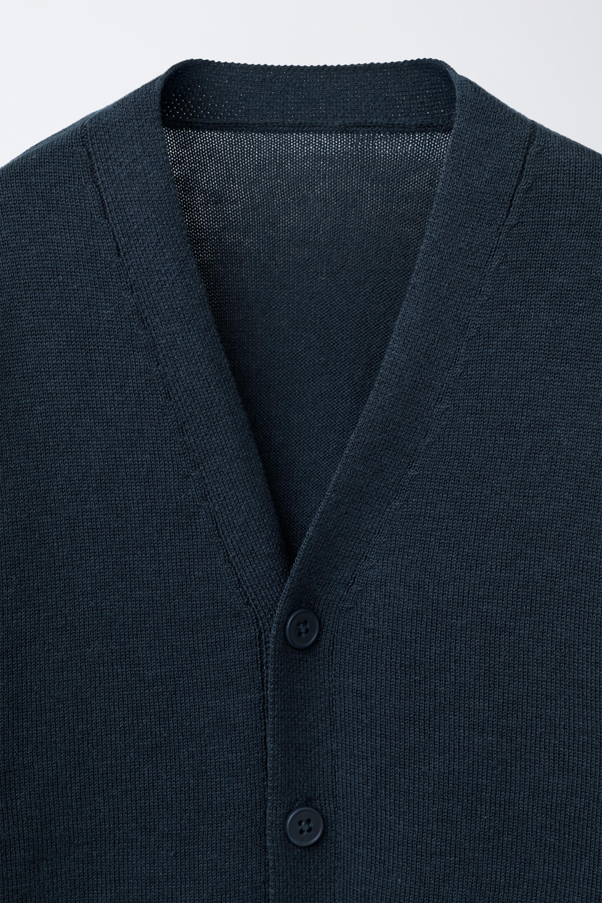 GILET EN MAILLE UNI