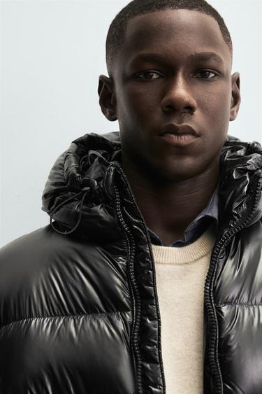 VESTE 80% DUVET - 20% PLUMES DÉPERLANTE - Noir de Zara