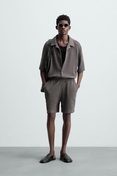 CAMISA ESTRUCTURA IRREGULAR - Gris Antracita de Zara - Imagen 0