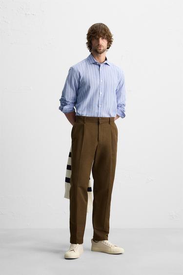 Zara STRIPED SHIRT - striped - Image 0