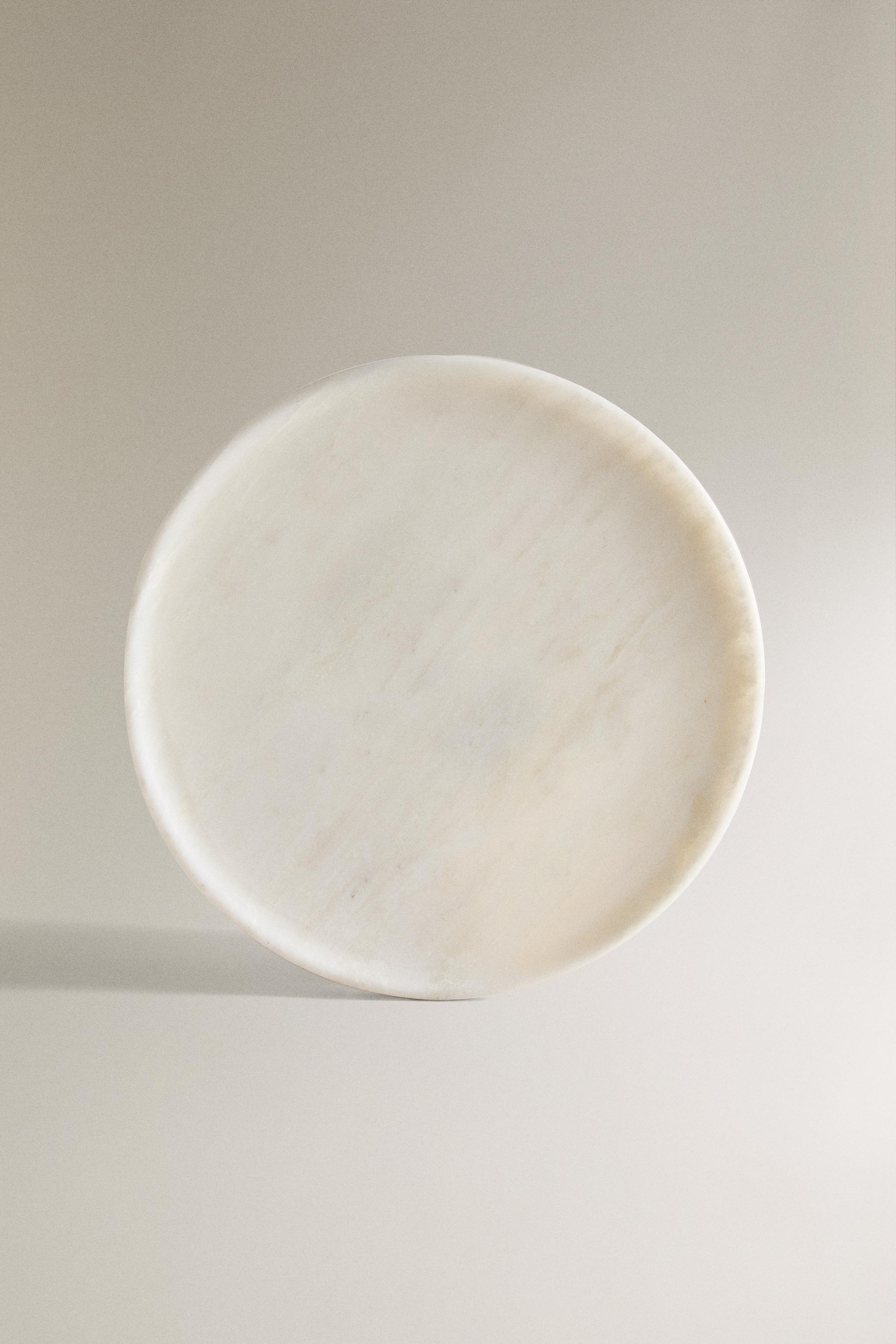 PLATEAU SALLE DE BAIN MARBRE BLANC