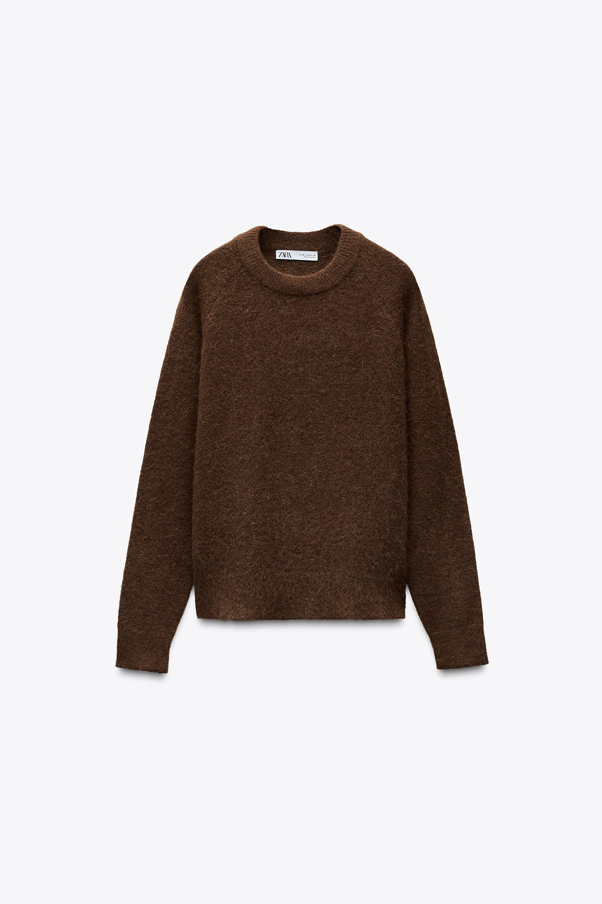 BASIC KNIT SWEATER - Khaki | ZARA United States