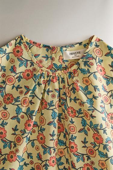 TOP ENFANT FLEURS - Citron vert de Zara - Image 1