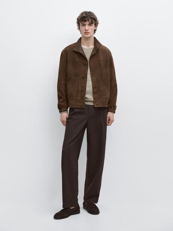Suede leather jacket from Zara - $590
