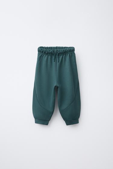CALÇA JOGGER CORTES - Petróleo da Zara