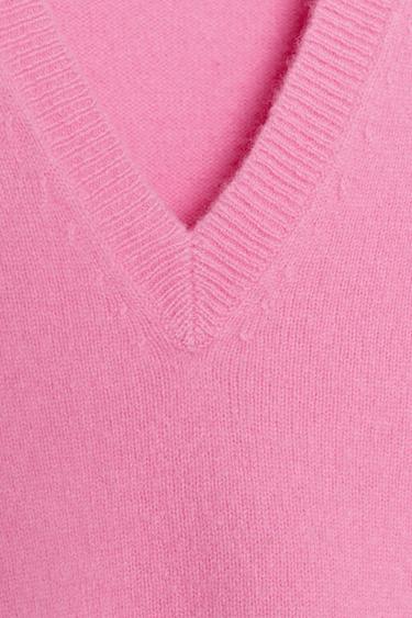 PULL 100% LAINE OVERSIZE - Rose de Zara - Image 5