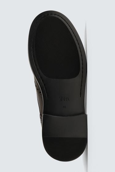 CHAUSSURES EN CUIR CHIC - Marron de Zara - Image 5