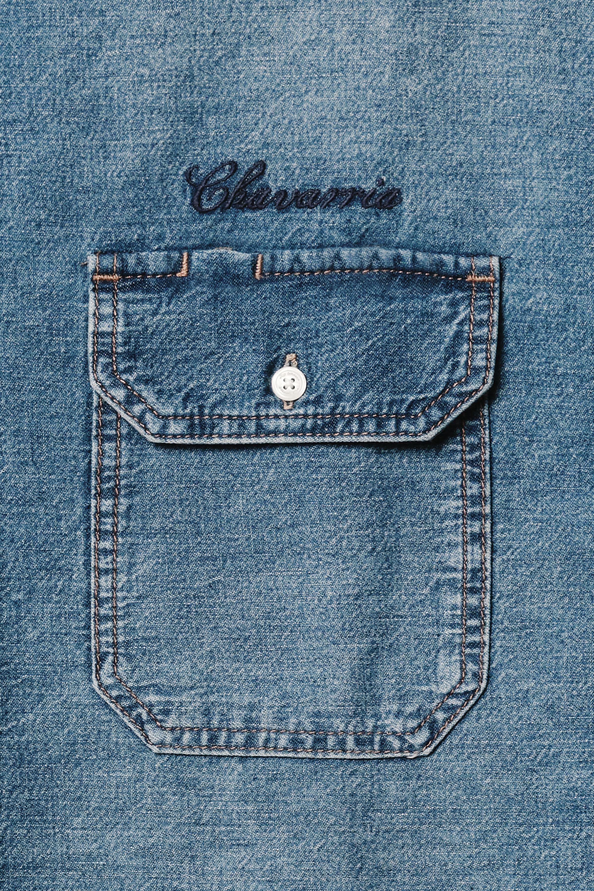 WILLY CHAVARRIA X ZARA EMBROIDERED BOXY FIT DENIM SHIRT