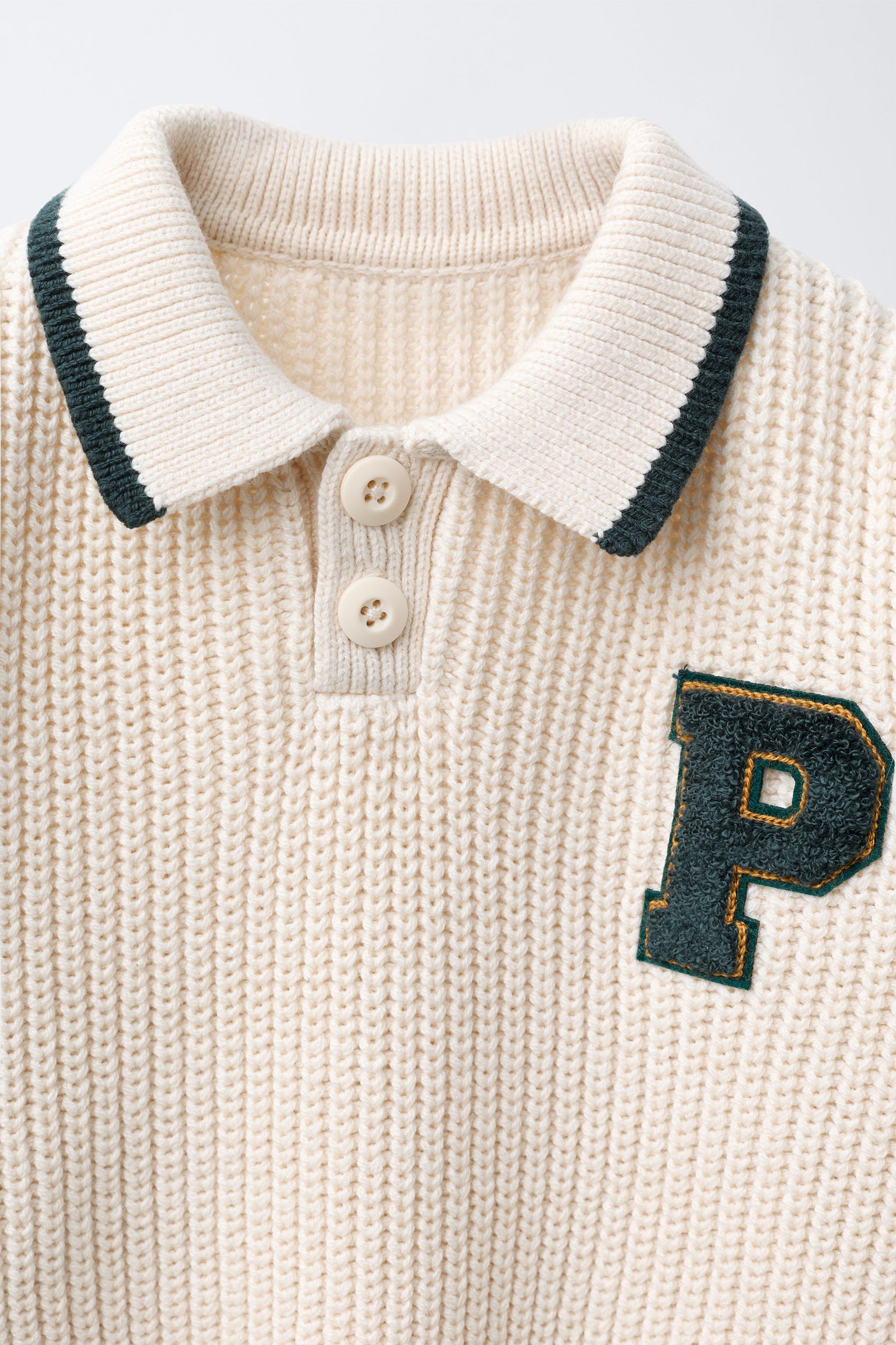 VARSITY PATCH KNIT JUMPER