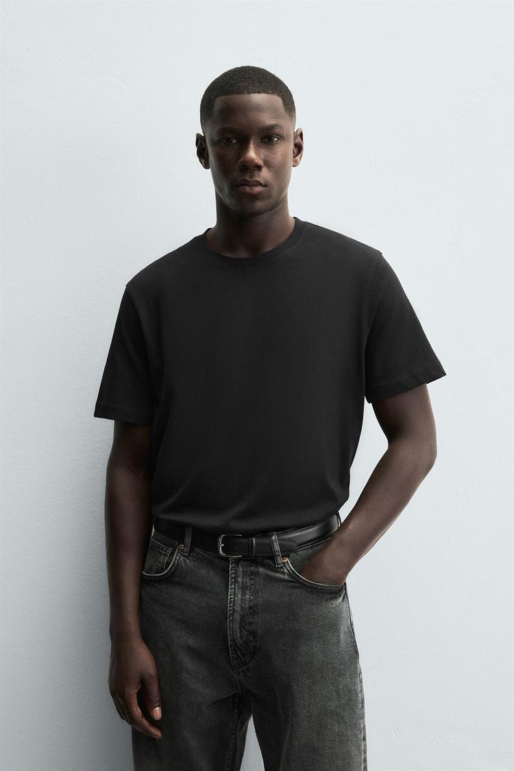 ZARA 3-PACK OF BASIC MEDIUM WEIGHT T-SHIRTS