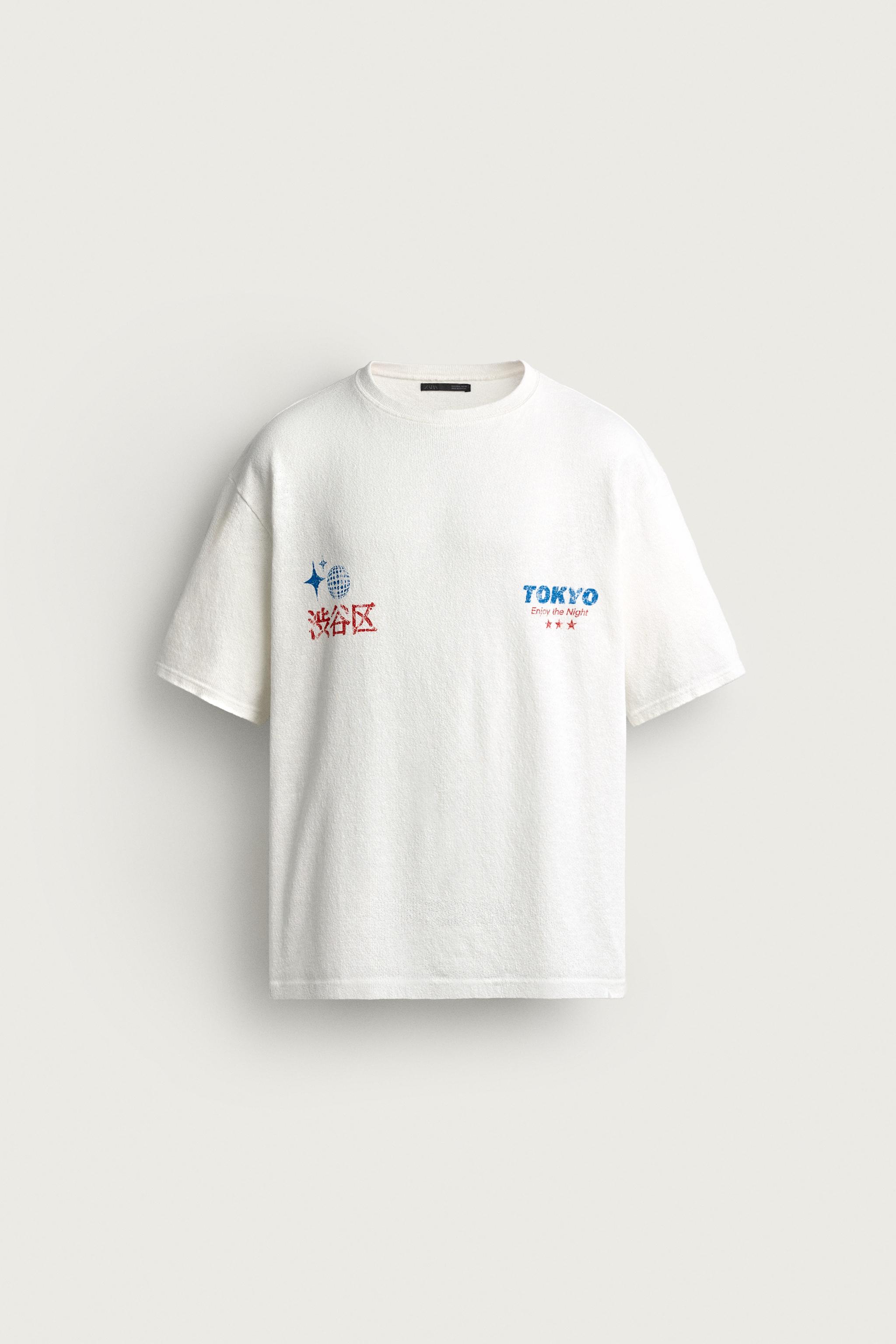 PRINTED KNIT T-SHIRT