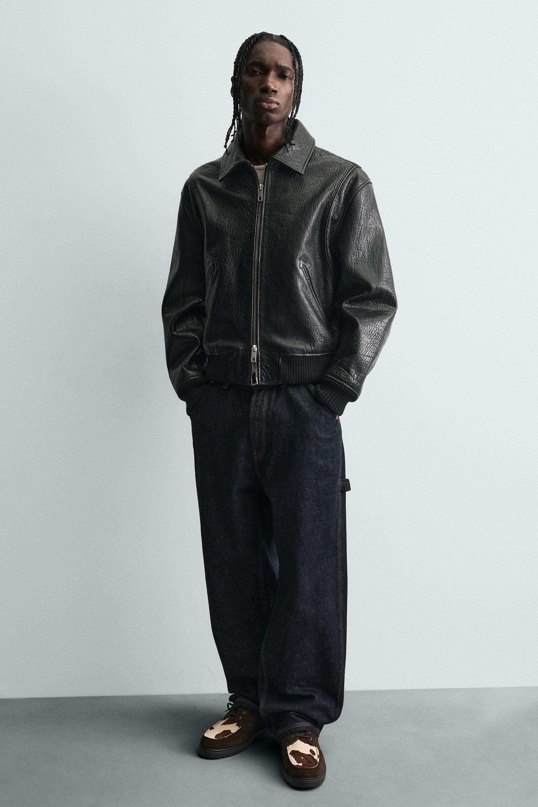 ANIMAL PRINT LEATHER BOAT SHOES