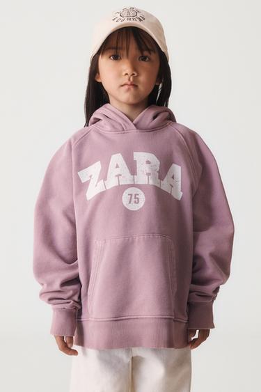 Zara 1/2-6 YEARS/ 50TH ANNIVERSARY VARSITY HOODIE - Pastel pink - Image 0