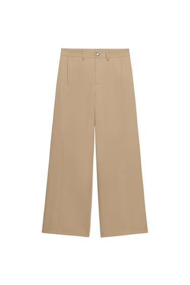 PANTALÓN RECTO SARGA - Arena de Zara