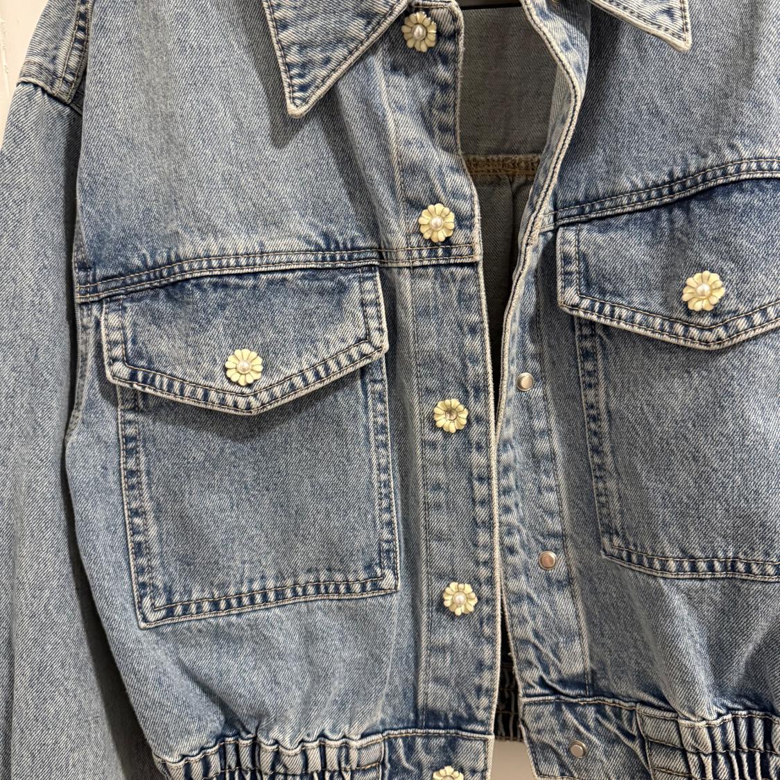 CROPPED DENIM JACKET - Image 5