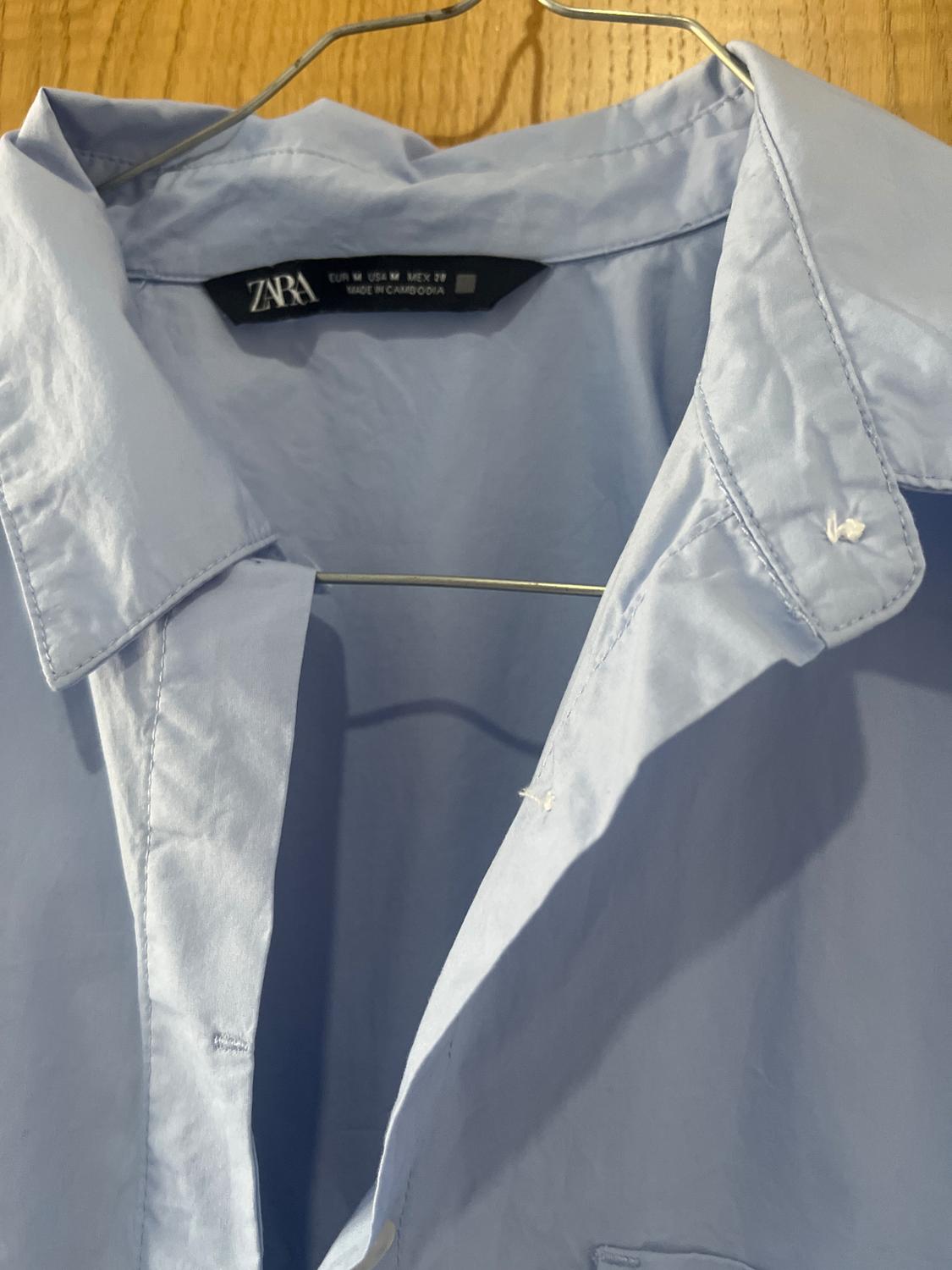 POPLIN SHIRT WITH FRONT POCKETS - Image 3