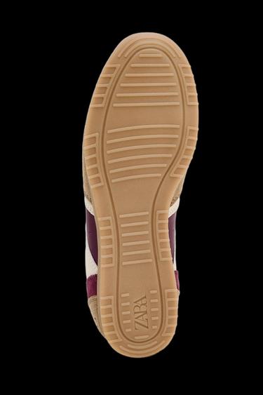 Zara CONTRASTING RUNNING SNEAKERS - Multi-color