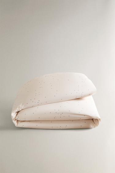 KIDS' STARS COTTON DUVET COVER - Light pink by Zara - Image 4