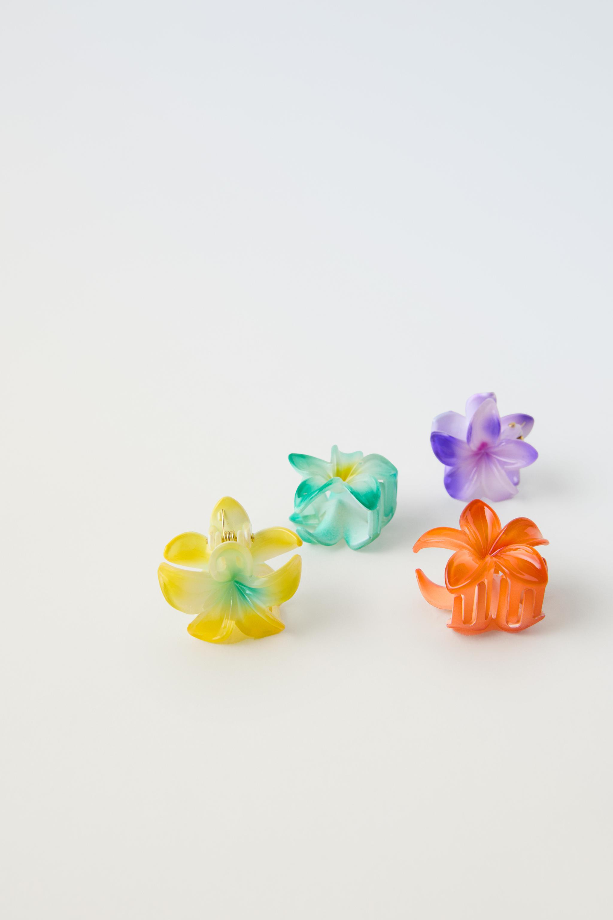 FOUR-PACK OF FLOWER SURF CLIPS