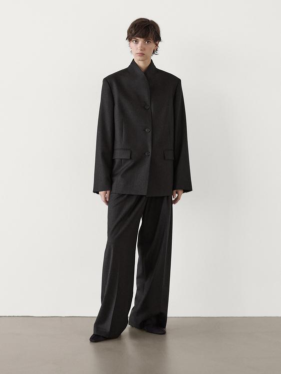 Lightweight 100 cotton blazer Chocolate ZARA Canada