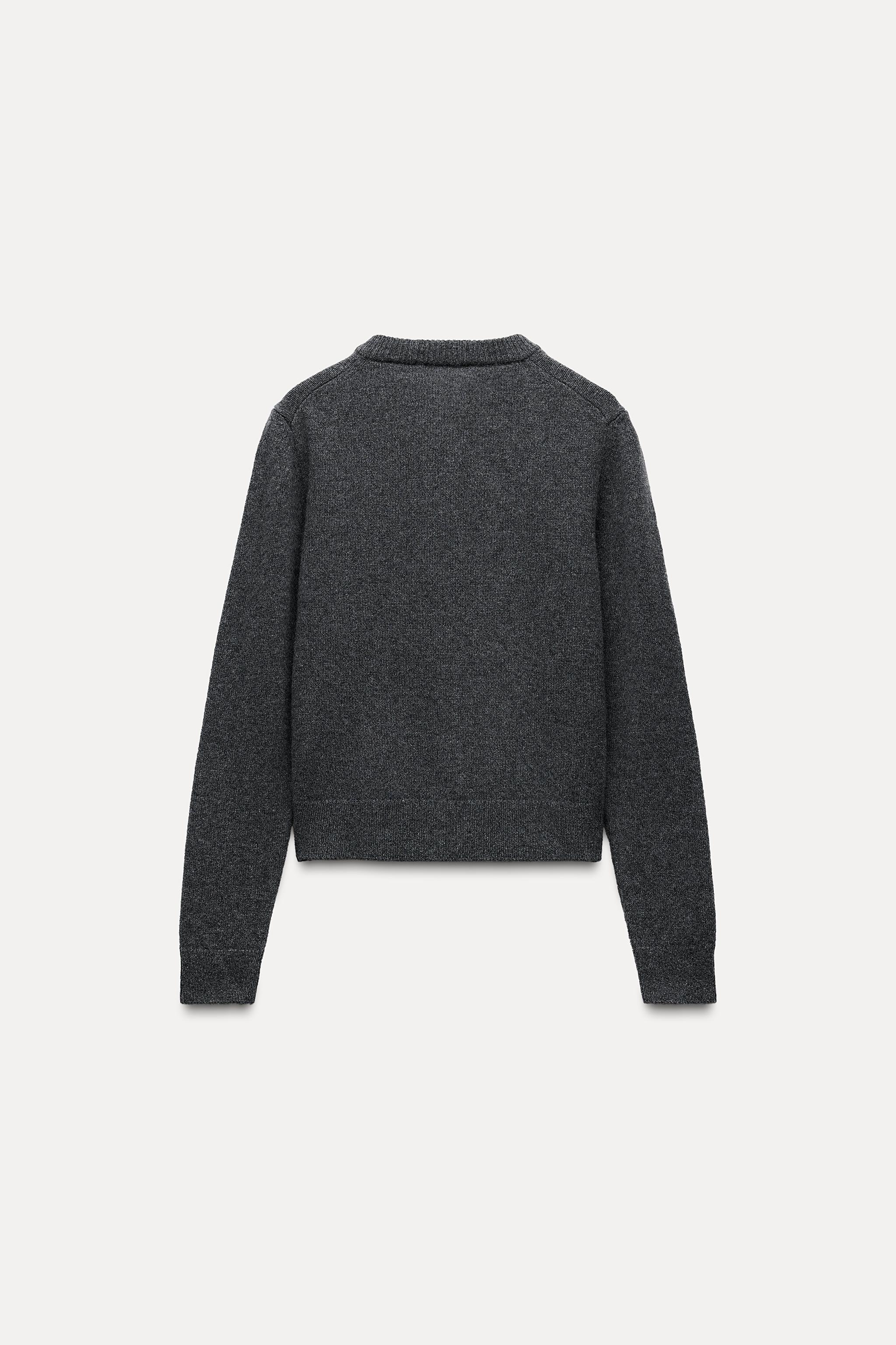 zara コレクション knitカシミヤカーディガン