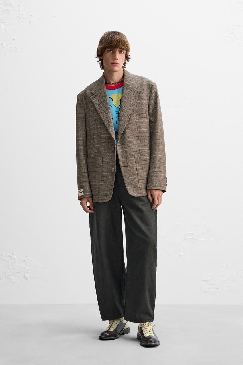 BLAZER CUADROS X exclusive HARRY LAMBERT