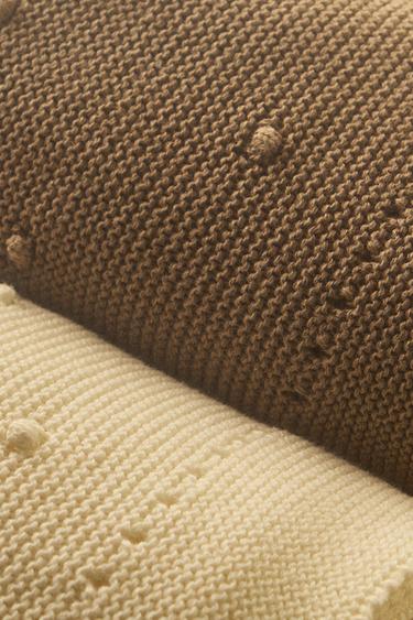 COPERTA BAMBINI MAGLIA - Taupe di Zara
