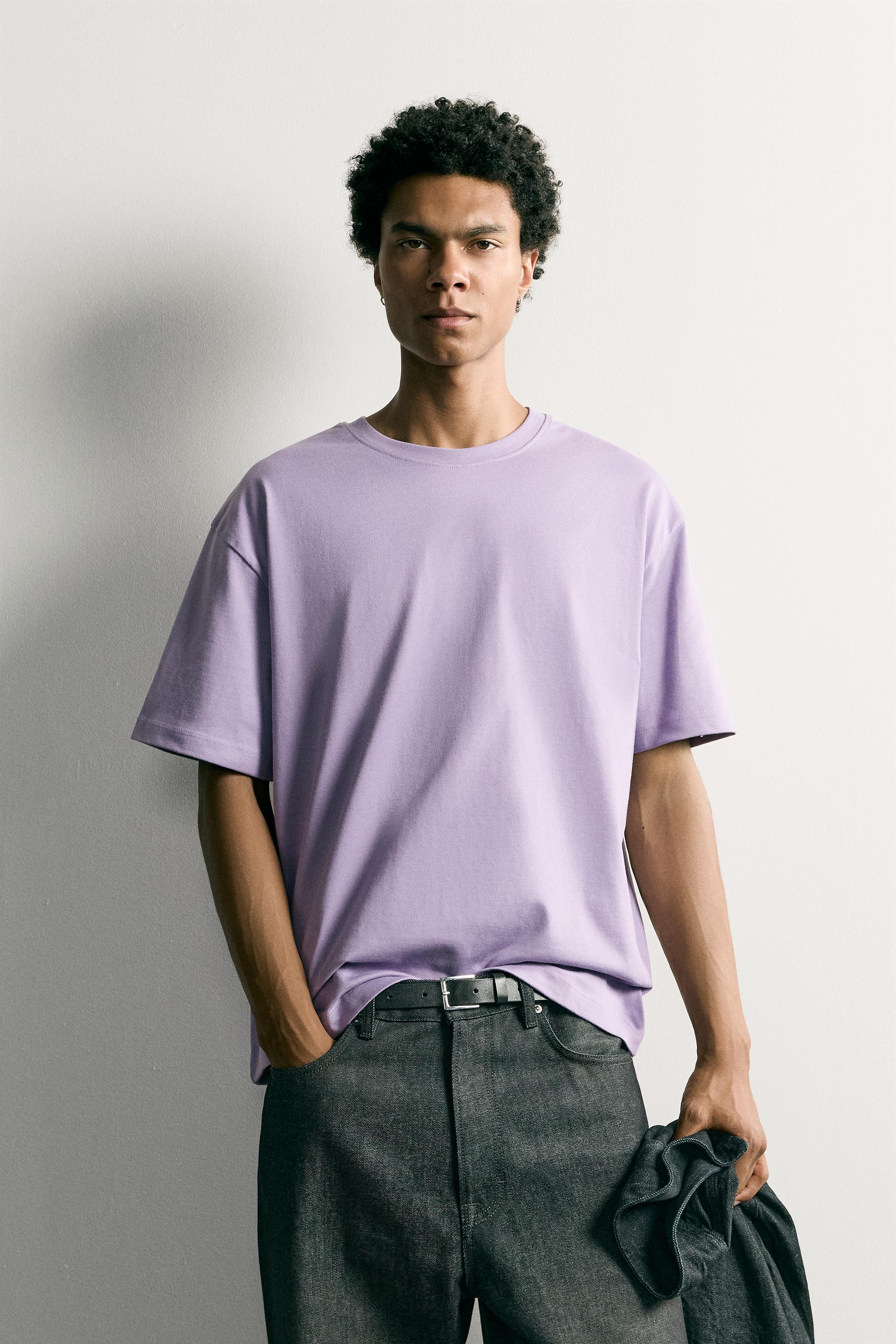 BASIC HEAVYWEIGHT T-SHIRT /03 — Dusty purple
