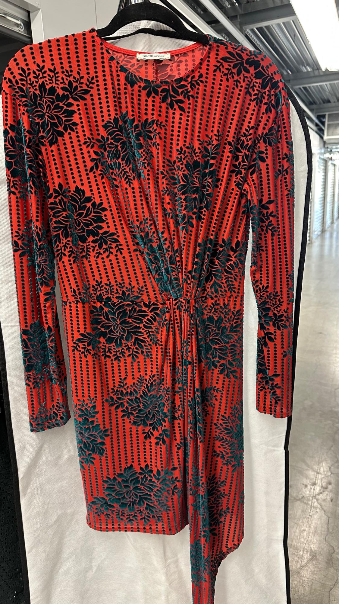 VESTIDO DEVORE FRUNCE