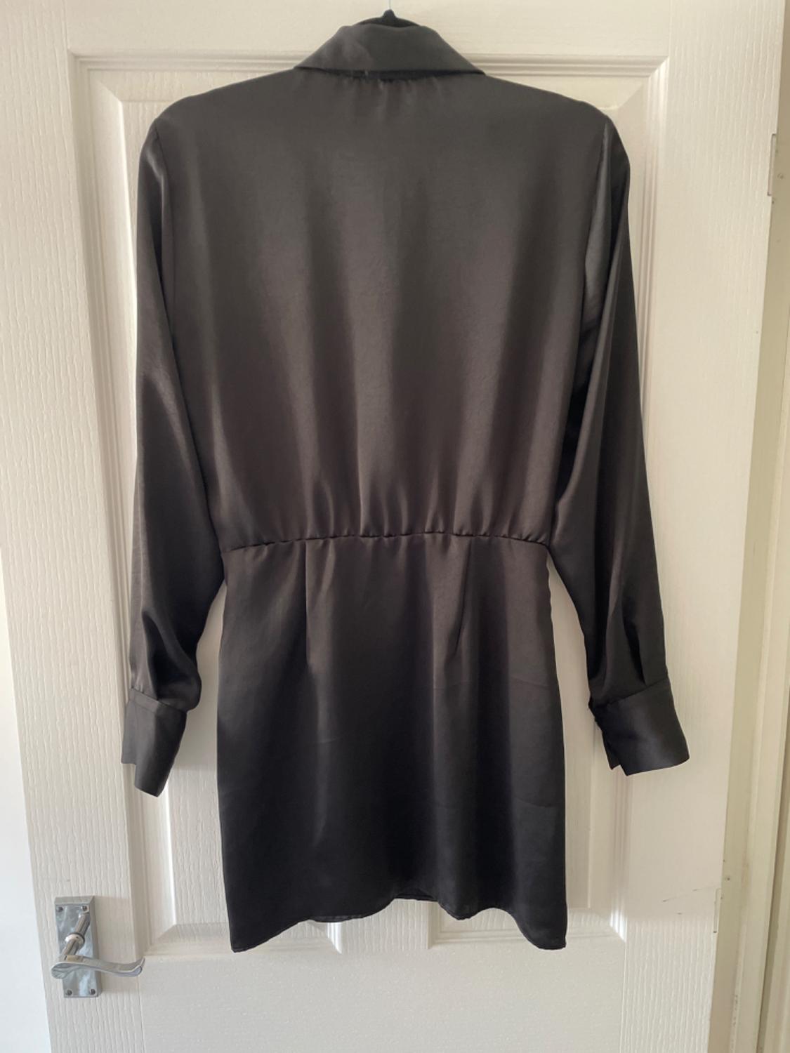 SHORT SATIN DRESS - Image 3