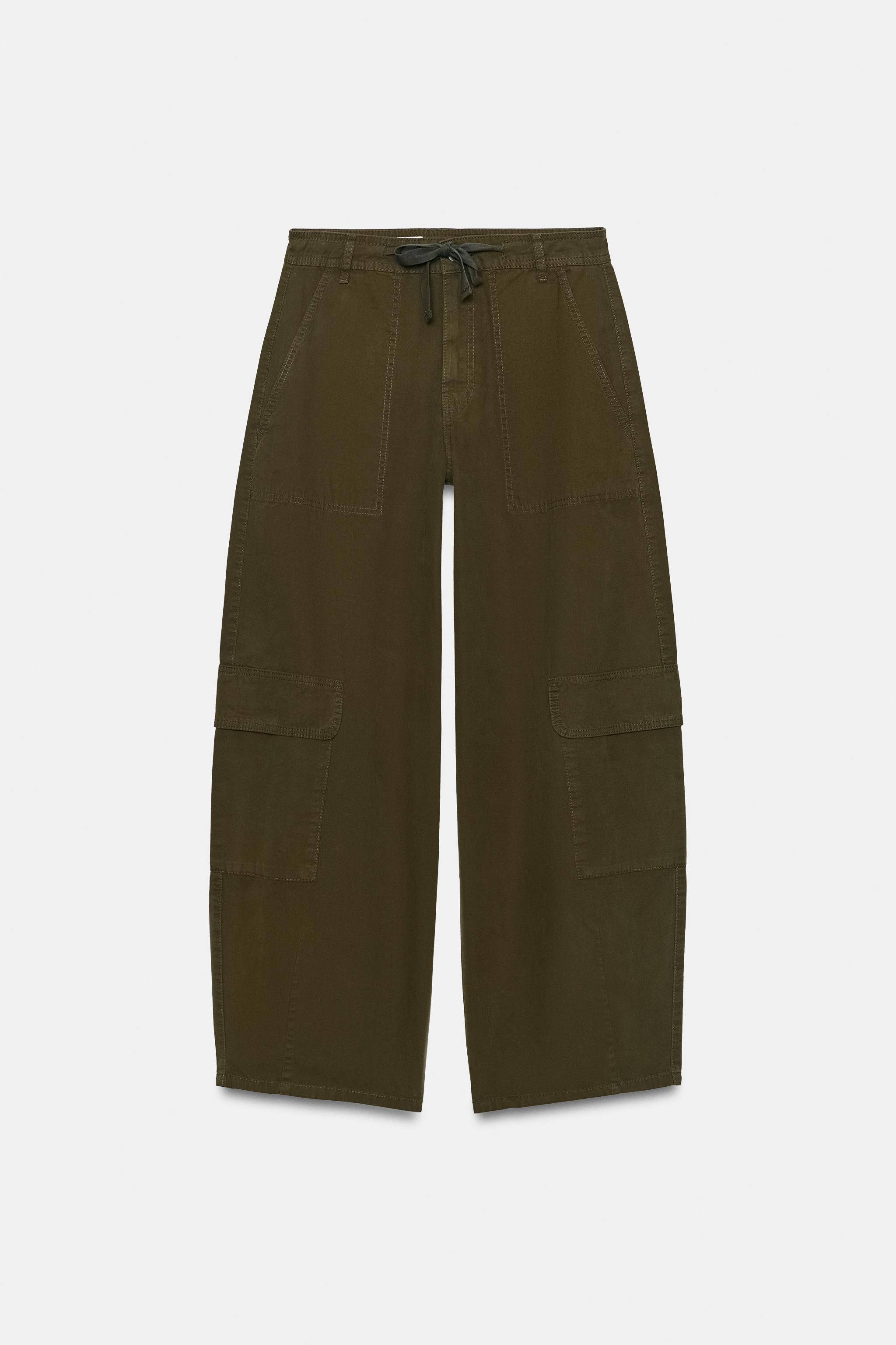 PRINTED OVERSIZED CARGO PANTS