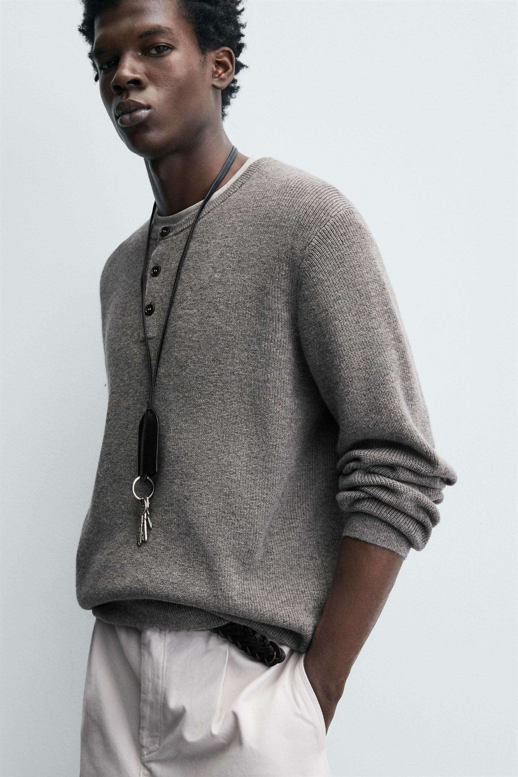 RIB KNIT BAKER COLLAR JUMPER