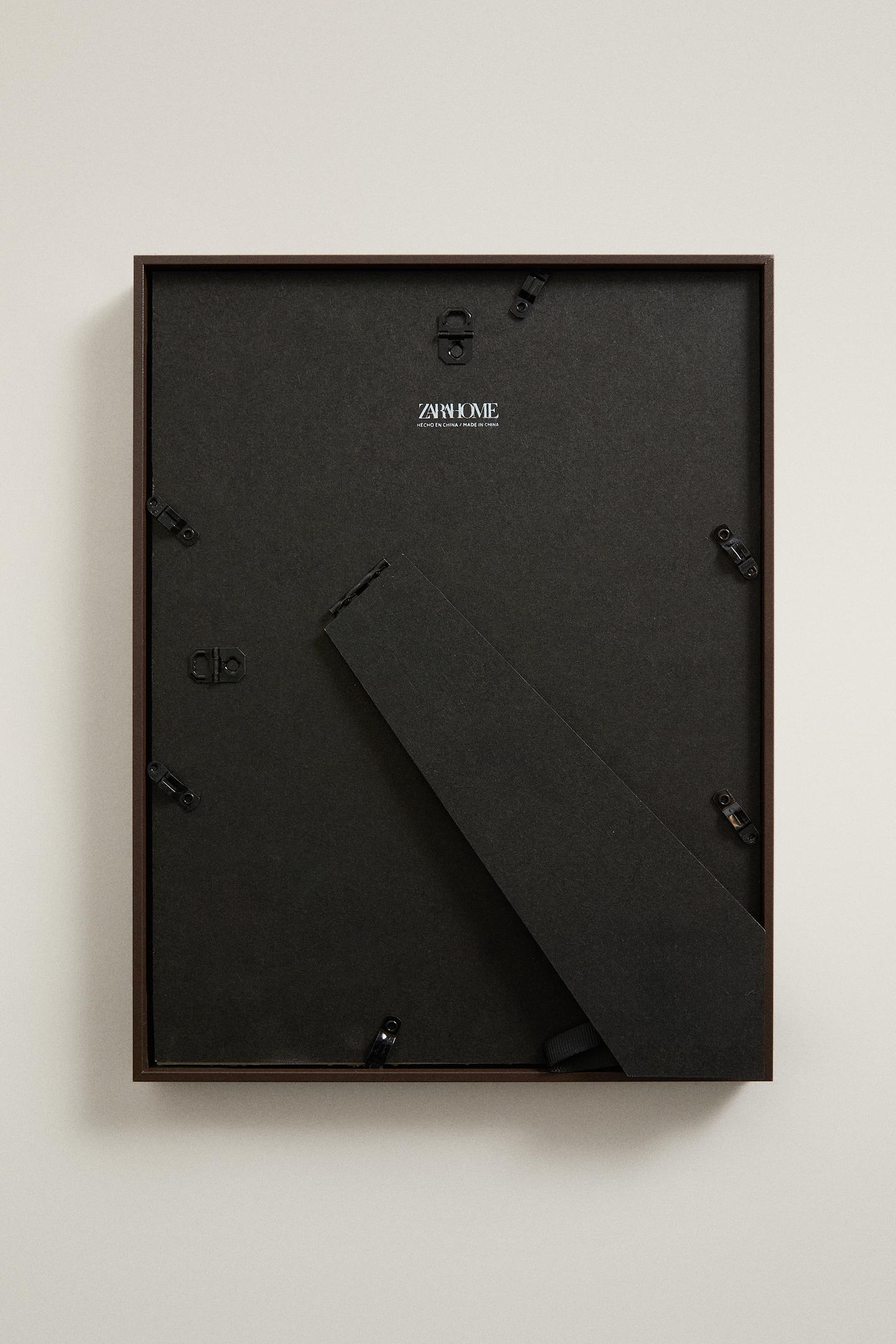 Zara Metal Picture Frame with Mat, цвет: Коричневый — фото 4