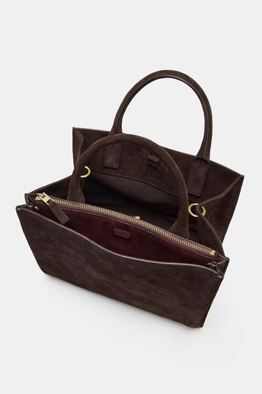 SAC CITY EN CUIR - Rouge de Zara - Image 3
