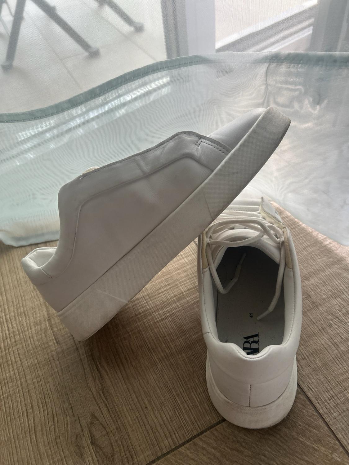 LEATHER SNEAKERS WITH THICK SOLE - Image 6