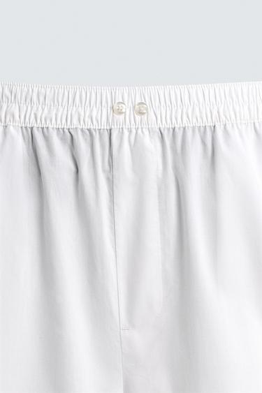 LIMITED EDITION PYJAMA SET WITH CONTRAST PIPING - White by Zara - Image 12